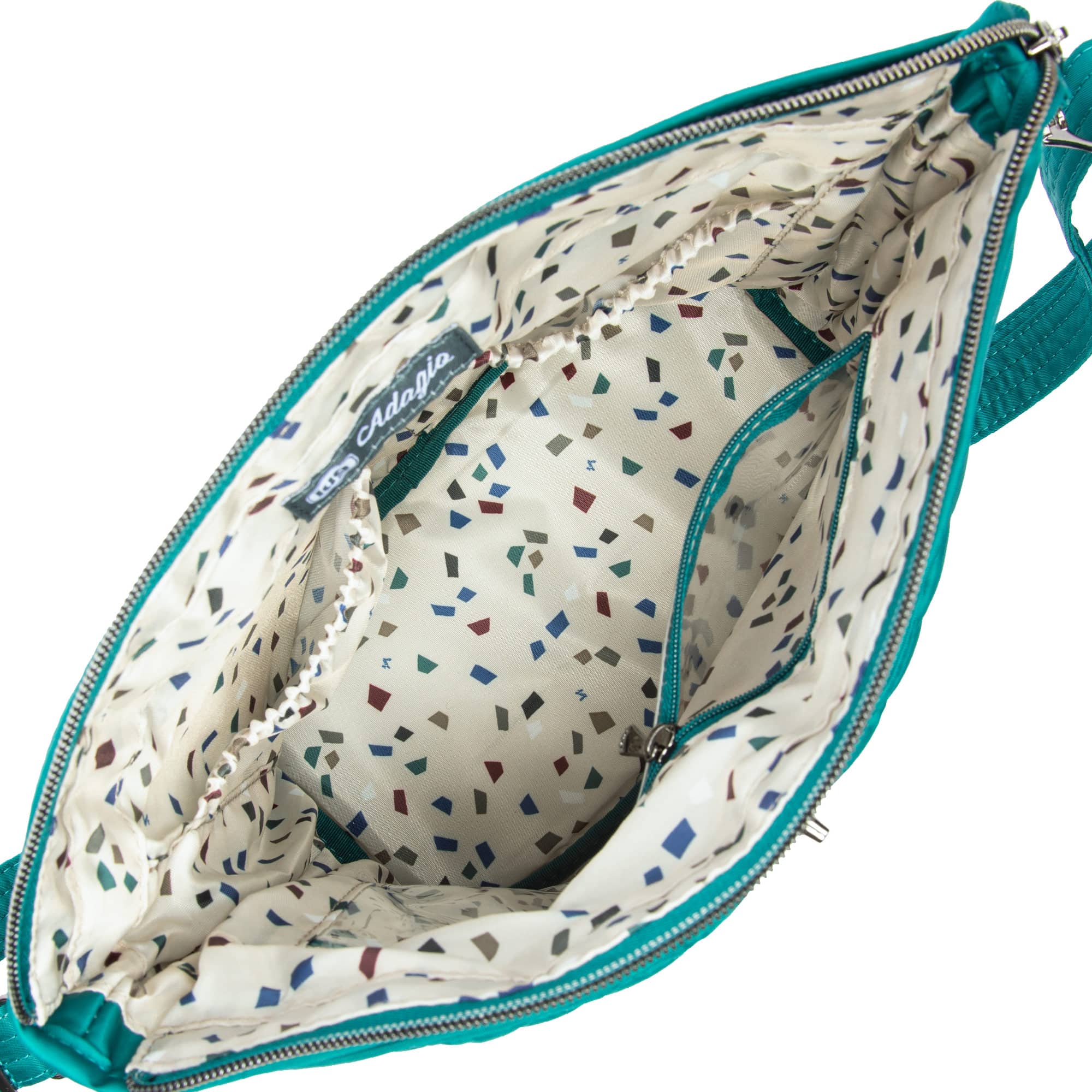 Adagio Shoulder Bag - EMERALD TEAL - Adagio_EmeraldTeal_05